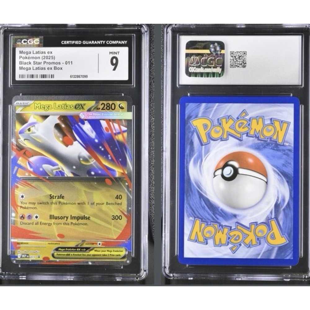 English Mega Latias ex Pokémon (2025) Black Star Promos - 011 Mega Latias ex Box